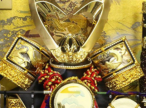 ５月節句 兜 久月 お値下げ　オルゴール付 Amazon | 五月人形 久月 兜ケース飾り 兜飾り 13号 取付ケース入